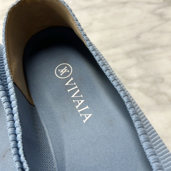 VIVAIA Light Blue Aria 2.0 Casual Pointed Toe Ballet Flat Size 43/US11 - Picture 6 of 13